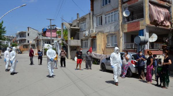 Antalya'da 15 sokak karantinaya alındı