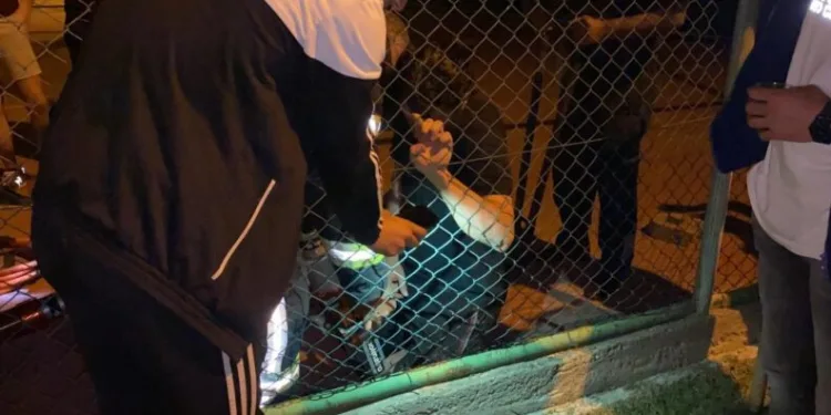 Spor Yaparken Bacağını Mazgala Sıkıştırdı, Yardıma İtfai̇ye Koştu
