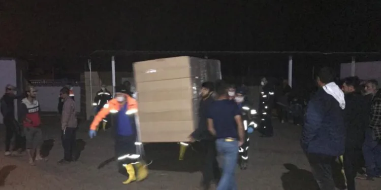 Tarım işçilerine yatak ve yorgan yardımı
