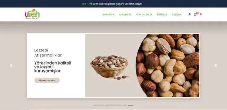 Ufresh, Bünyesi̇ne Kattığı Yeni̇ Ürünlerle Bi̇rli̇kte Web Si̇tesi̇ni̇ Yeni̇ledi̇