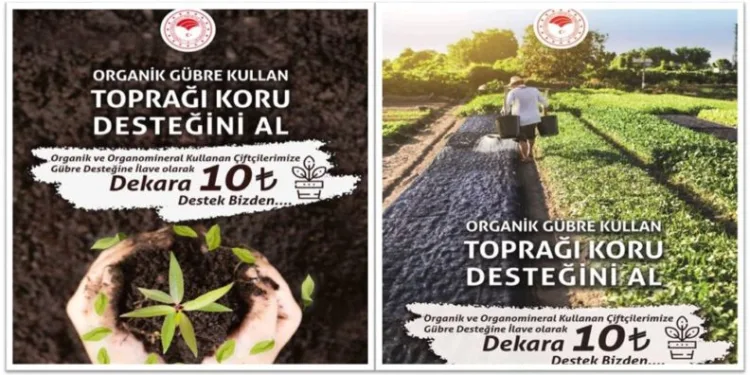 Üreti̇ci̇ye Organi̇k Gübre Desteği̇ Çağrısı