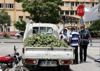 Yasağa rağmen sokağa çıkan 2 seyyar satıcıya 8 bin lira ceza