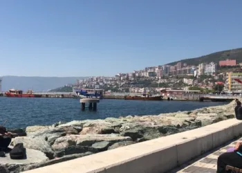 Gemlik Belediyesi’nden sahile gelen yaşlılara müzik sürprizi