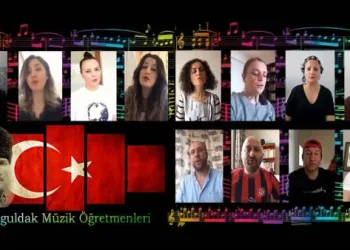 Zonguldak’ta öğretmenlerden 19 Mayıs bestesi