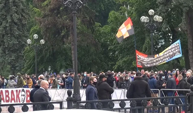 Ukrayna’da “İçişleri Bakanı istifa etsin” protestosu