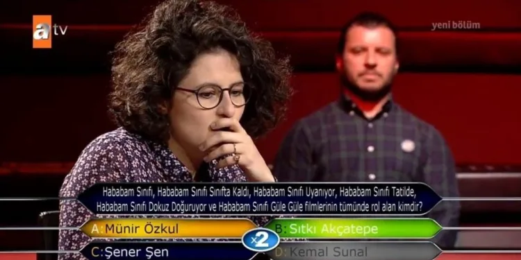 Kim Milyoner Olmak İster’e damga vuran soru: Hababam Sınıfı filmlerinin tümünde yer alan isim kimdir?