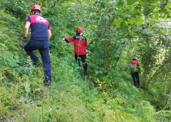 Giresun’daki kayıp çocuğunu arama çalışmalarına Ordu’dan destek