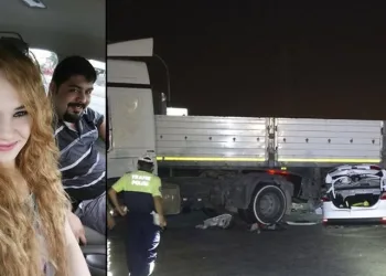 Bir gün önce aldıkları otomobilde korkunç son!