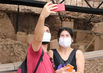 Göbeklitepe ilk yabancı turistini ağırladı