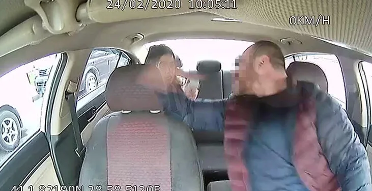 Taksici dehşet saçtı… Kadını yere yatırıp boğazını sıktı!