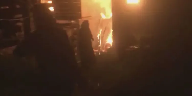 Artvin Yaylalar Köyü alev alev yanıyor