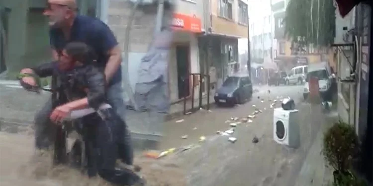 Bursa’yı sel vurdu!