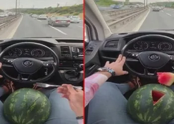 Bu da karpuzlu trafik magandası