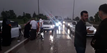 Bursa’da 5 araçlık zincirleme kaza