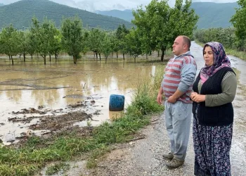 Bursa’da binlerce dönüm tarım arazisi sular altına kaldı