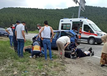 Bursa’da meydana gelen kaza yürekleri ağza getirdi