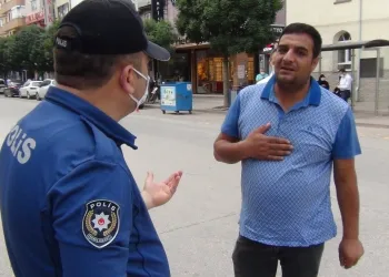Bursa’da maske yasağı sonrası ilk ceza İnegöl’de kesildi