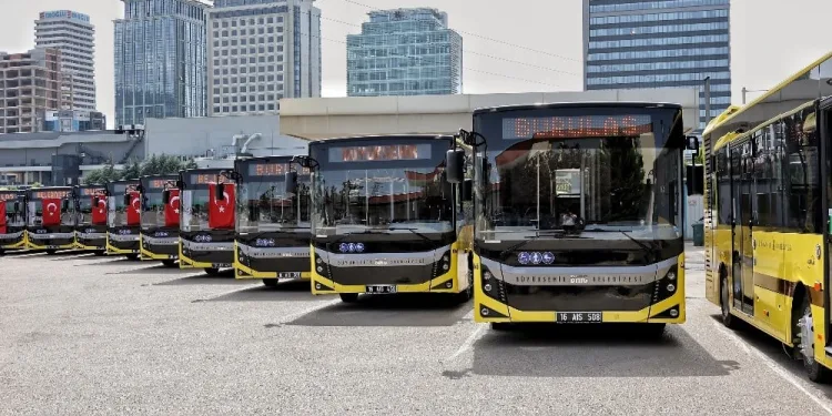 Bursa’nın ulaşım ağına 20 yeni otobüs
