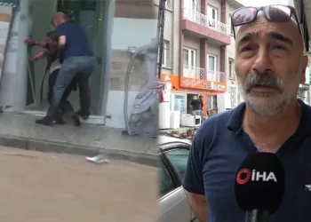 Bursa’da sel sularına kapılan kadını kurtaran adam konuştu