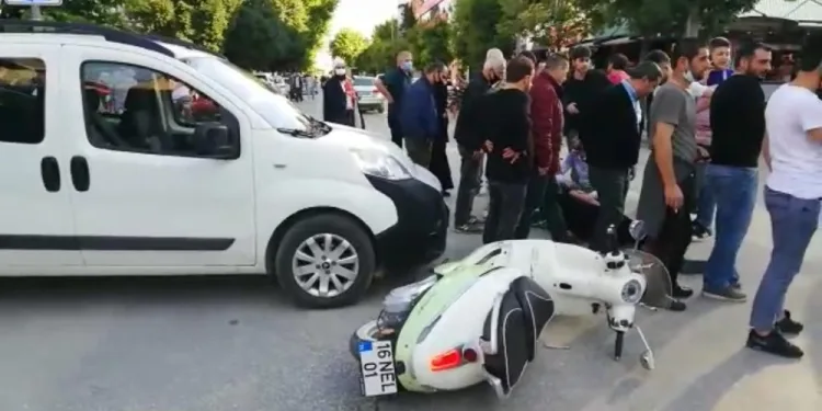 Bursa İnegöl’de kaza: 1 yaralı