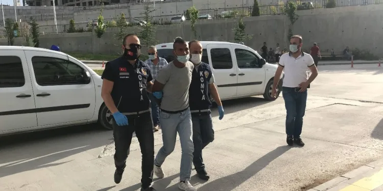 Halasını başından vuran kişi, mısır tarlasında yakalandı