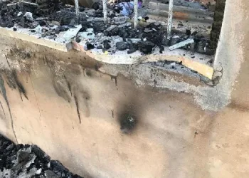 Iğdır’da yıldırım düşen ev yandı