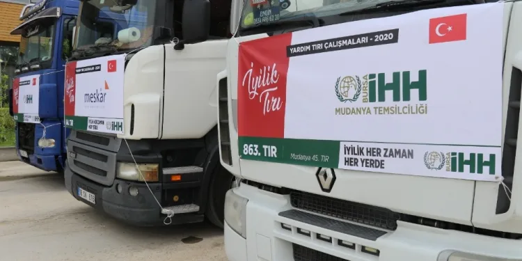 İHH’den İdli̇b ve Halep’e yardım tırı
