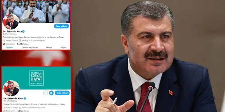 Bakan Koca eleştiriler üzerine fotoğrafını değiştirdi