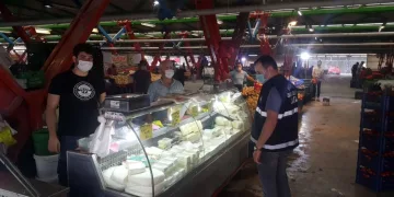 Osmangazi̇ zabıtasından güvenli̇ alışveri̇ş denetimi