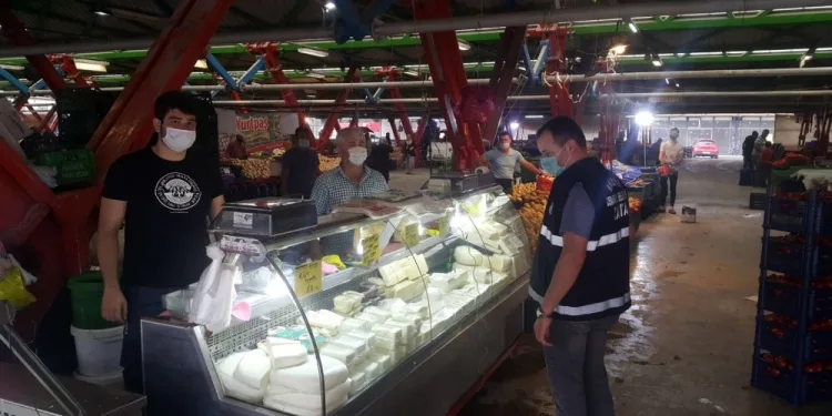 Osmangazi̇ zabıtasından güvenli̇ alışveri̇ş denetimi