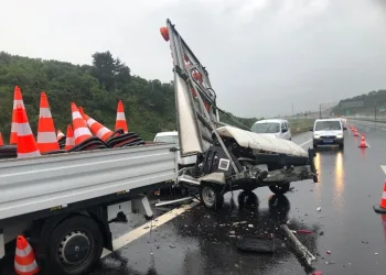 Bursa’da otobanda faci̇adan dönüldü