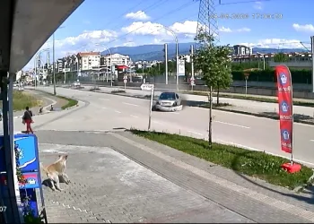 Bursa’da ölümün teğet geçti̇ği̇ o anlar…
