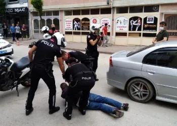 Bursa’da havaya ateş açan şahıs kıskıvrak yakalandı