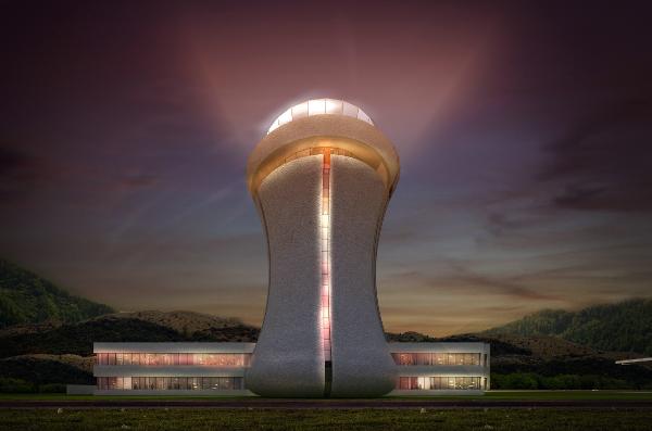 Rize-Artvin Havalimanı kulesi çay bardağı şeklinde olacak