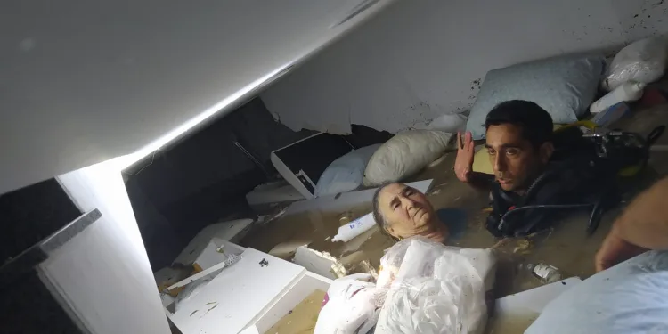 Selde mahsur kalmıştı! Virüs bulgusuna rastlandı