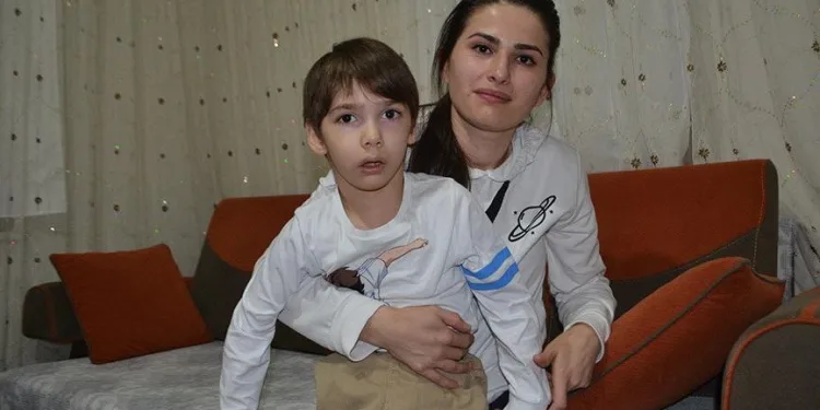 Serebral palsi hastası Yusuf’un ayaklarında düzelme başladı