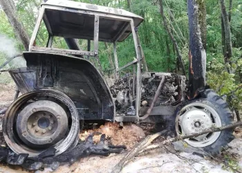 Bursa’da seyir halindeki traktör küle döndü