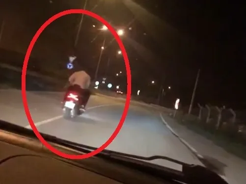 Sosyal medya için video çekiyordu, kazayı kaydetti