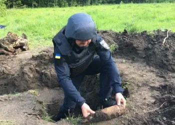 Ukrayna’da 2. Dünya Savaşı’ndan kalma 730 adet top mermisi bulundu