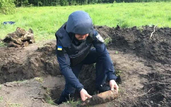 Ukrayna’da 2. Dünya Savaşı’ndan kalma 730 adet top mermisi bulundu