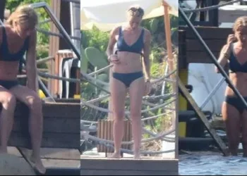 Bade İşçil fit vücuduyla Bodrum’da sezonu açtı