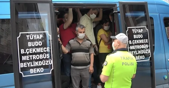 Bu şekilde yolcu taşımaya komik ceza…