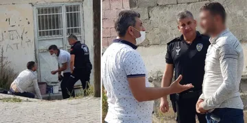 Engelli numarası yaparak dilendi polisin iknası sonucu yürüdü