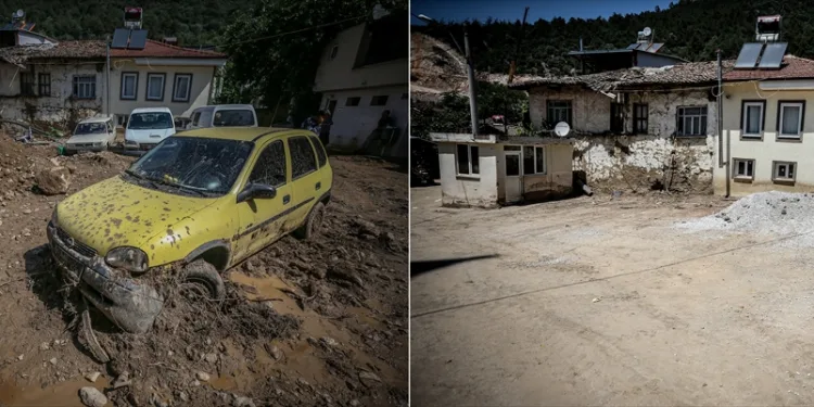 Kestel’de sel felaketinin izleri siliniyor