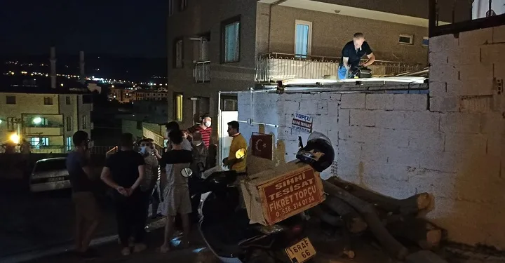 Bursalı kadın bahçede otururken vuruldu!