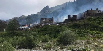 Artvin’de çıkan yangın kontrol altına alındı