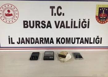 İnegöl’de elektrikli bisiklette uyuşturucu ele geçirildi