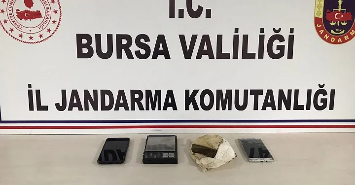 İnegöl’de elektrikli bisiklette uyuşturucu ele geçirildi
