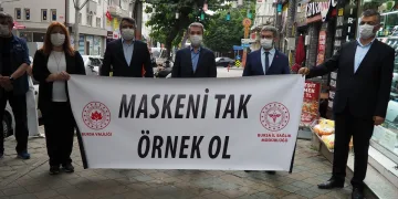 Bursa’da “sosyal mesafe, maske ve hijyen” denetimi