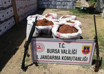 Bursa Karacabey’de kaçak sigara operasyonu